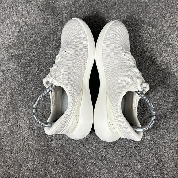 Kizik Madrid Eco-Knit Womens Size 8 White Hands Free Slip On Athletic Shoes Used - Picture 6 of 10